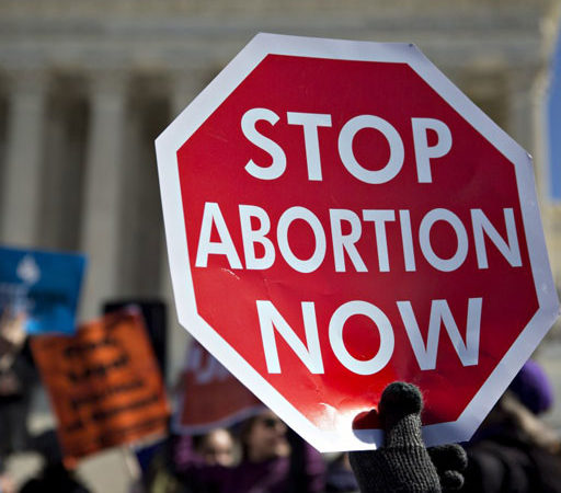 Abortion Protest Sign