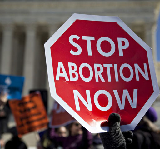 Abortion Protest Sign